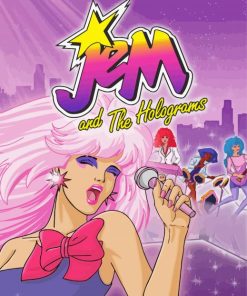 Jem And The Holograms Poster paint by numbers