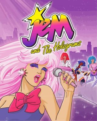 Jem And The Holograms Poster paint by numbers