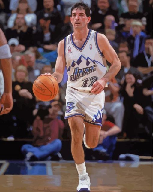 John Stockton paint by numbers