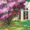 Lilac Tree Art paint by numbers