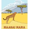 Maasai Mara Poster paint by numbers