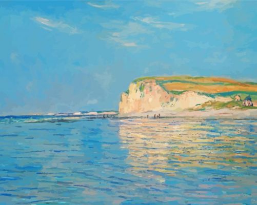 Monet Beach paint by numbers