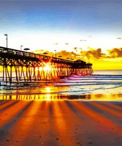 Myrtle Beach South Carolina At Sunset paint by numbers