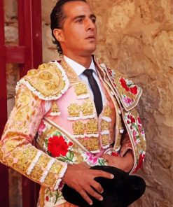 Spanish Bull Fighter Iván Fandiño paint by numbers