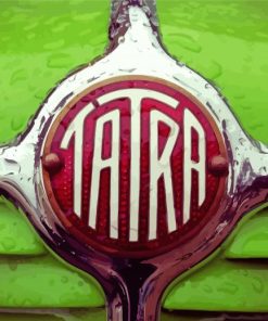 Tatra Car Logo paint by numbers