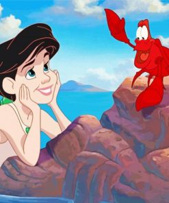 The Little Mermaid II Melody And Sebastian paint by numbers