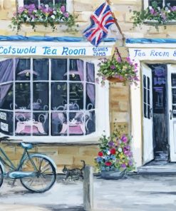The Cotswold Tearoom paint by numbers