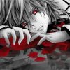 Vampire Night Broken Heart Anime Boy paint by numbers