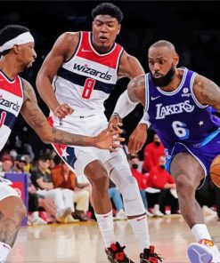 Washington Wizards Players Vs Lakers Player paint by numbers