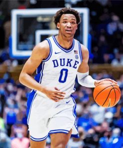 Wendell Moore Basketball Player paint by numbers