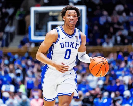 Wendell Moore Basketball Player paint by numbers