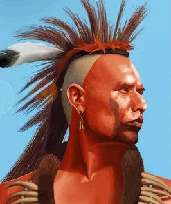 Wes Studi Art paint by numbers