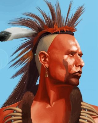 Wes Studi Art paint by numbers