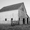 Black And White Barn paint by numbers