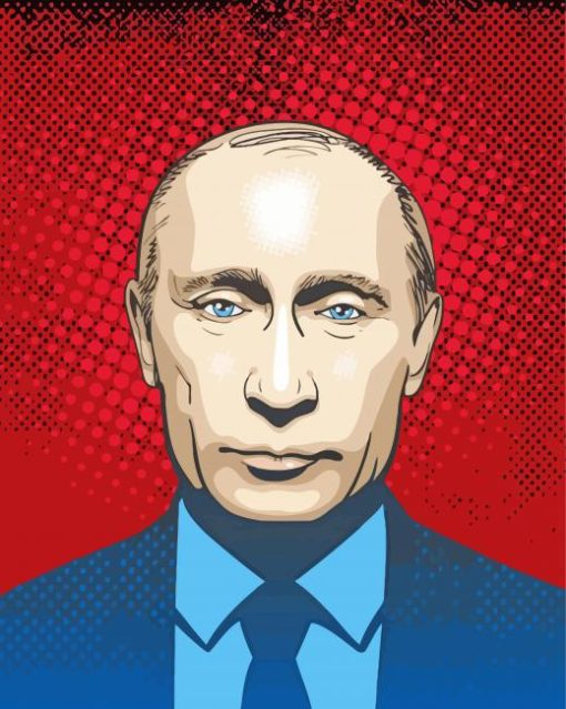 Vladimir Putin Art paint by numbers