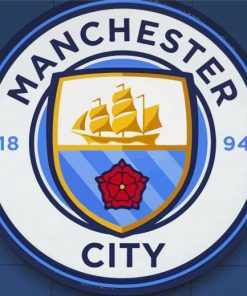 Man City Badge paint by numbers