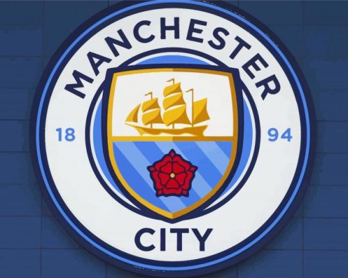 Man City Badge paint by numbers