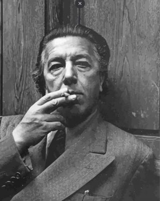 Andre Breton Smoking paint by numbers