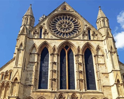 Cathedral York Minster paint by numbers