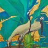Demoiselle Cranes Jesse Arms Botke paint by numbers