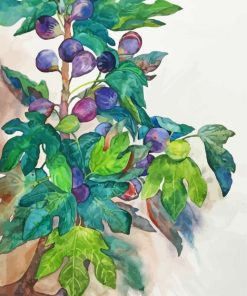 Fig Tree Branch paint by numbers