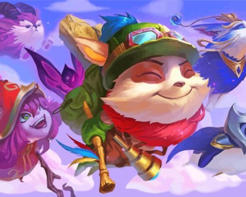 Flying Teemo paint by numbers