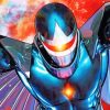 Galaxy Darkhawk paint by numbers