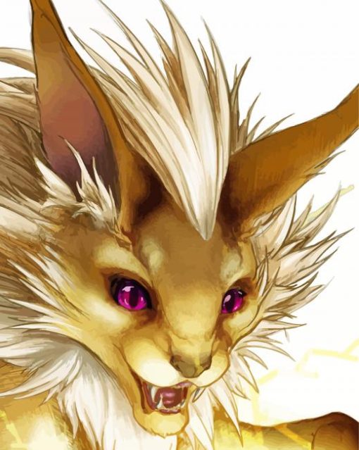 Jolteon paint by numbers
