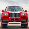 Red Roll Royce paint by numbers