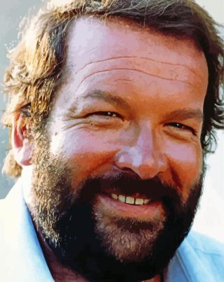 The Actor Bud Spencer paint by numbers