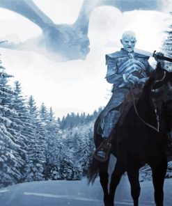 White Walker paint by numbers