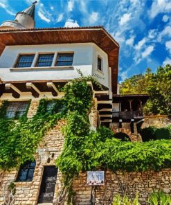Aesthetic Balchik Palace Building paint by numbers