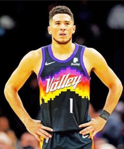 American Basketballer Devin Booker paint by numbers