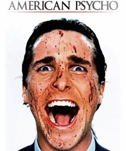 American Psycho Movie Poster paint by numbers