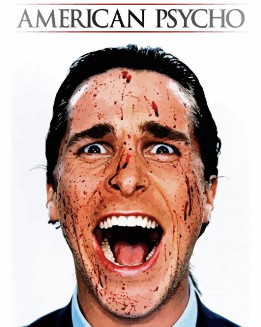 American Psycho Movie Poster paint by numbers