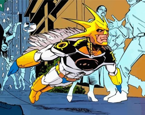 Aztek Superhero paint by numbers