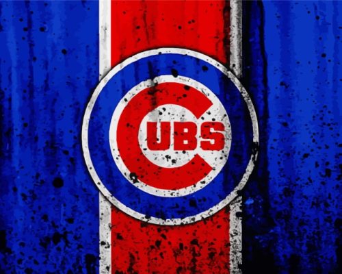 Baseball Chicago Cubs Logo paint by numbers