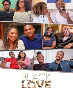 Black Love Tv Serie Poster paint by numbers