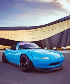 Blue Mx5 mk1 Car paint by numbers