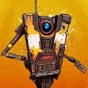 Borderlands Claptrap Character paint by numbers