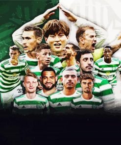Celtic Fc Players paint by numbers