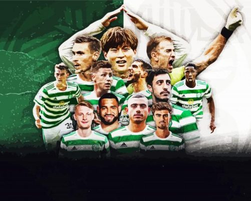 Celtic Fc Players paint by numbers