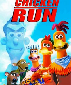 Chicken Run Movie Poster paint by numbers