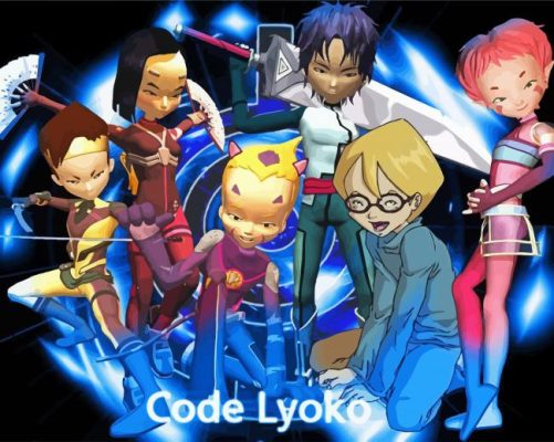 Code Lyoko Characters paint by numbers