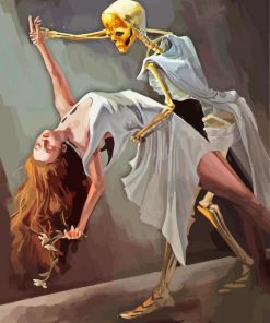 Dance Macabre Art paint by numbers