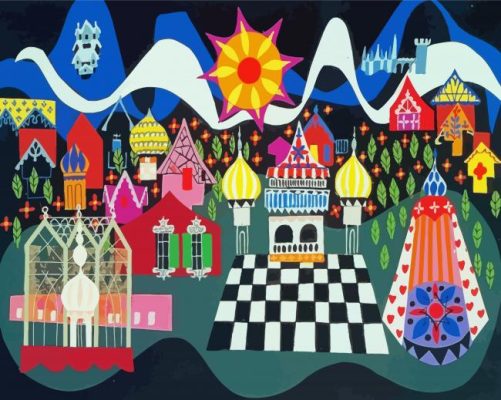 Disney Mary Blair paint by numbers