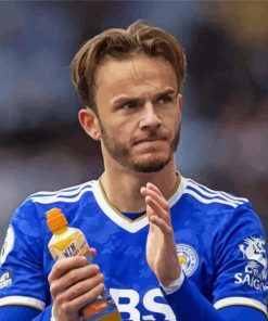 English Football Player James Maddison paint by numbers