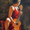 Flamenco Guitar Dancer paint by numbers