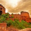 Golconda Fort Hyderabad India paint by numbers