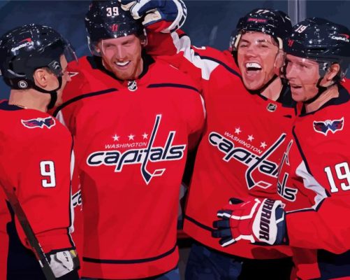 Ice Hockey Washington Capitals Players paint by numbers